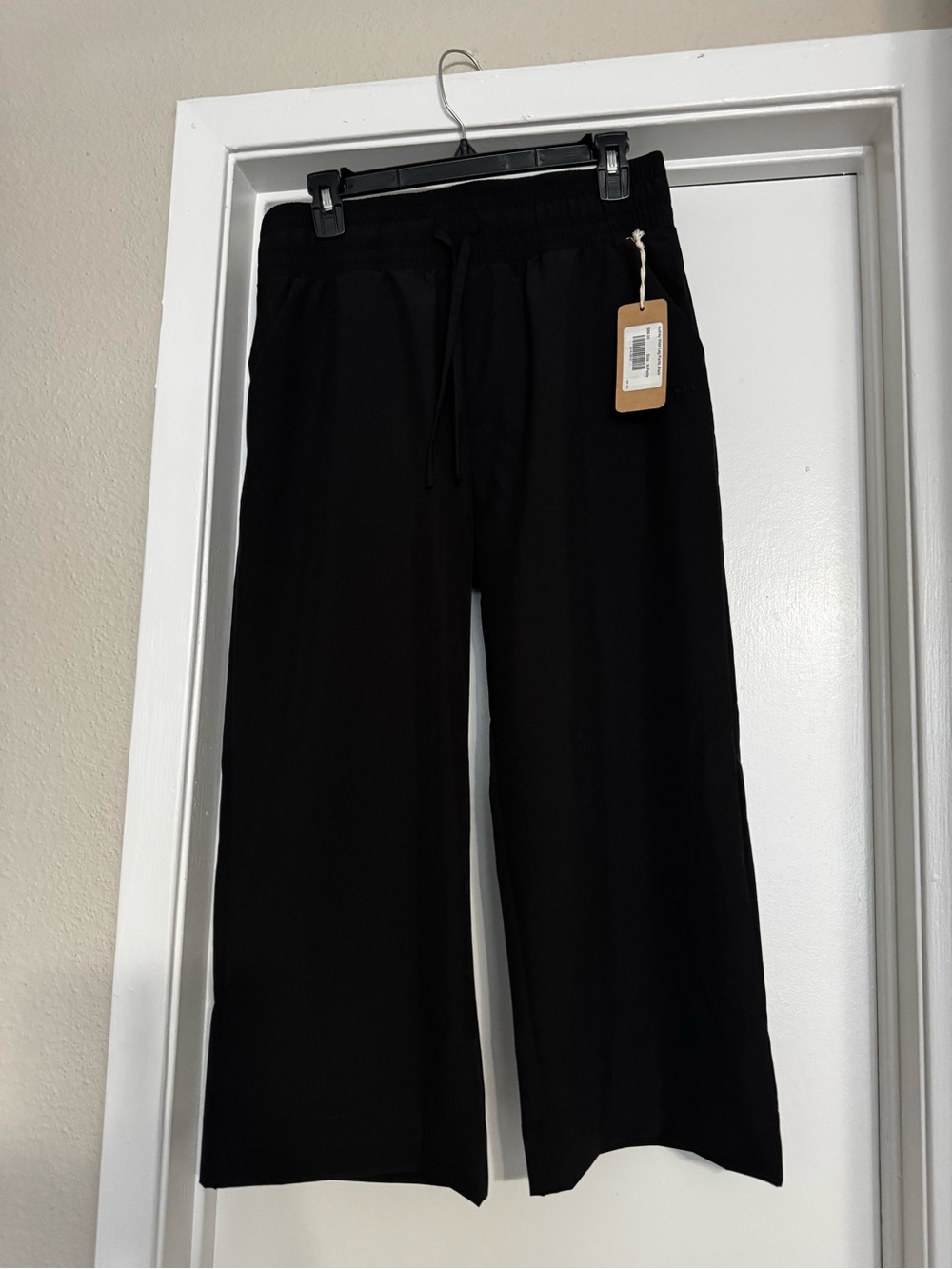 Albion Audrey Black Wide Leg Pant Medium Petite New with Tags